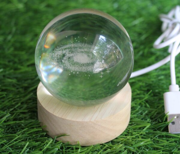 3D Crystal Ball Night Lamp - Image 3